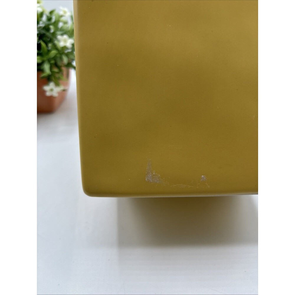 Rae Dunn By Magenta Yellow BLESSED House 9.25" Ceramic Utensil Holder Preowned - Picture 5 of 10